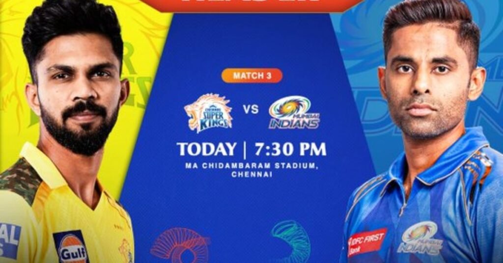 CSK vs MI 3rd Match of IPL 2025 - The powerful prediction