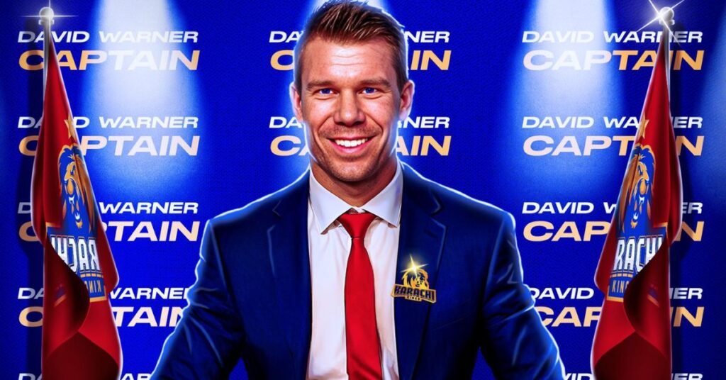David Warner Appointed As Captain Of Karachi Kings: PSL 2025.