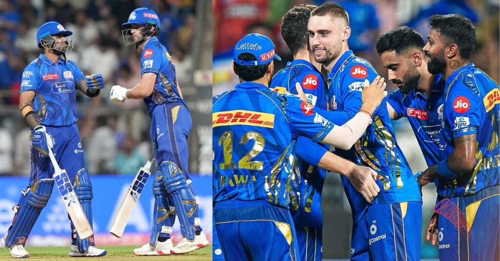 MI vs SRH Highlights Mumbai Indians won by 4 wickets MI vs SRH Highlights: Mumbai Indians won by 4 wickets