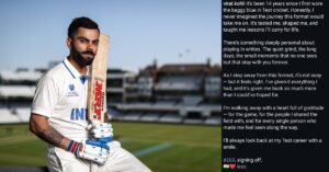 Why did Virat Kohli write 269 It Refers to his Test Cap Number WireInsight