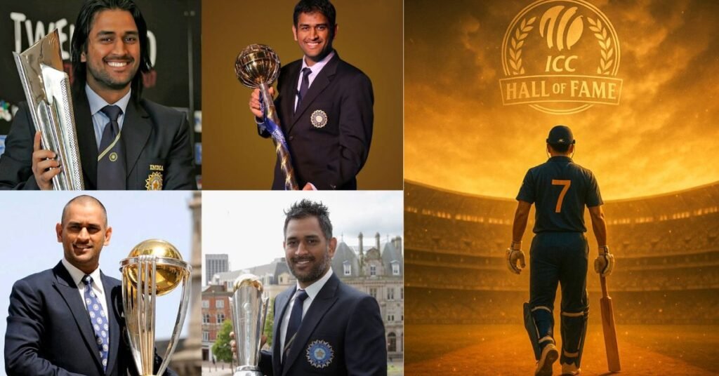 ICC Hall Of Fame 2025 Elite List : MS Dhoni’s Iconic Career