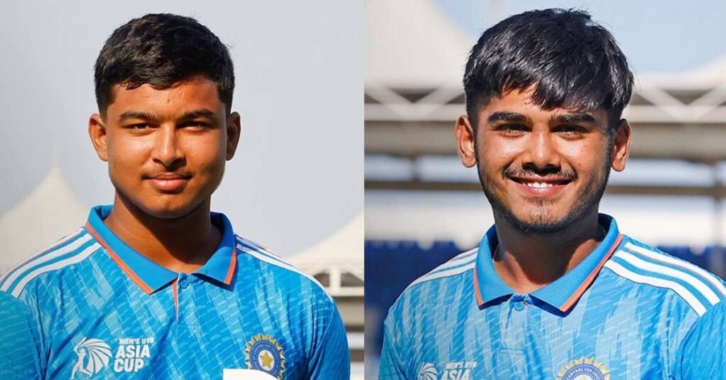 India U19 Squad Replacement Update For England Tour 2025